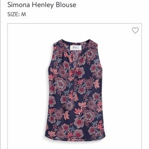 Simona Henley Blouse